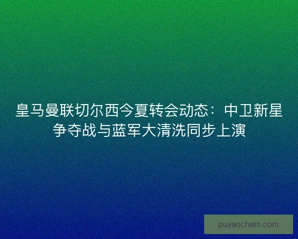 皇马曼联切尔西今夏转会动态：中卫新星争夺战与蓝军大清洗同步上演