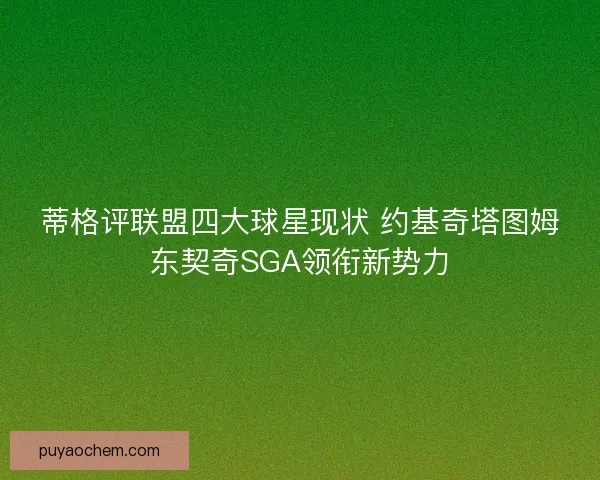 蒂格评联盟四大球星现状 约基奇塔图姆东契奇SGA领衔新势力